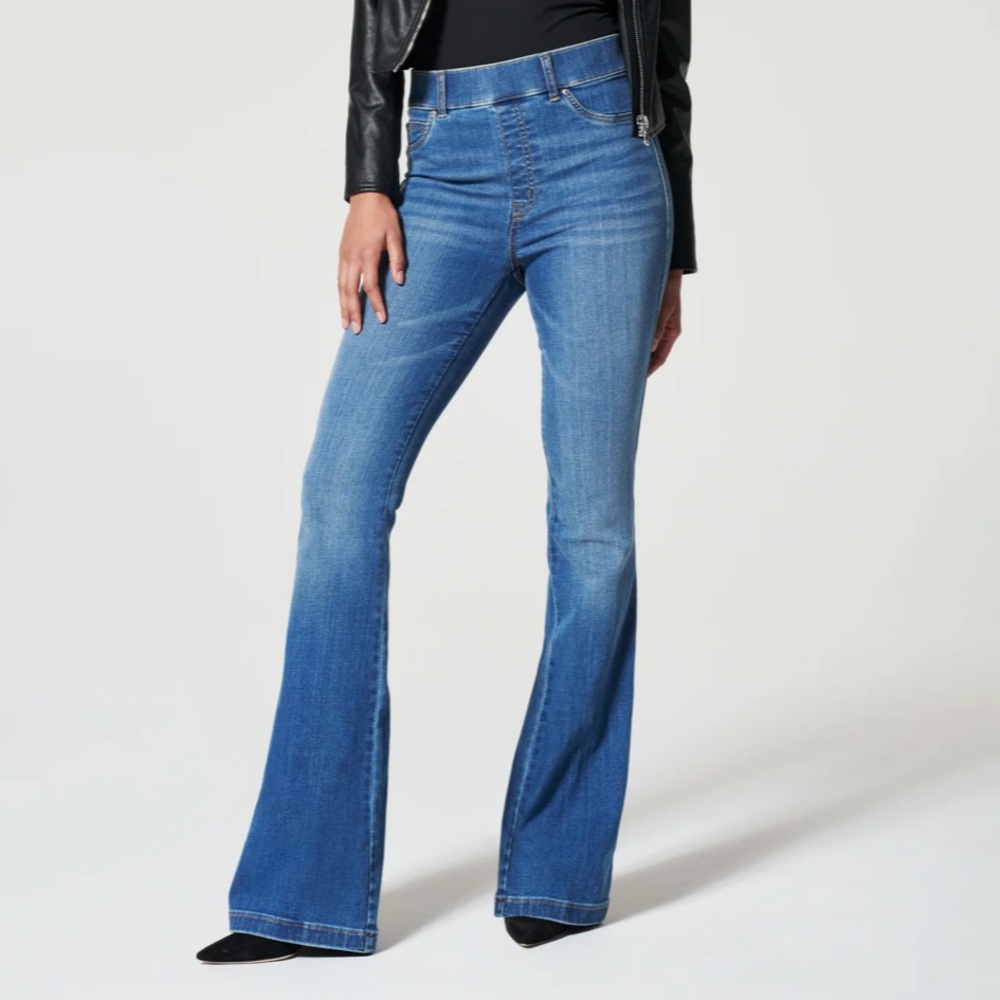 Spanx flare jeans size medium (worn once) VEUC